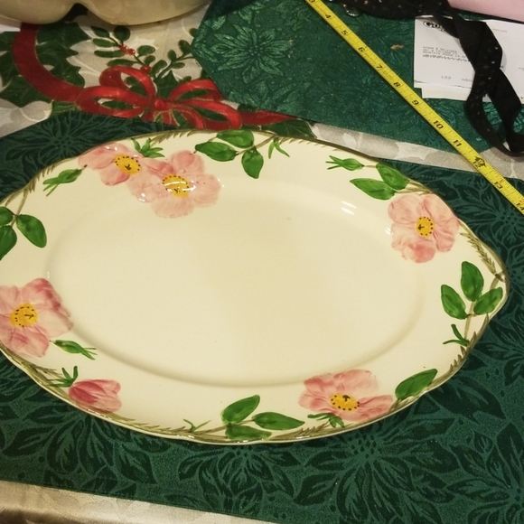14" oval serving platter, Franciscan Desert Rose - Picture 1 of 7